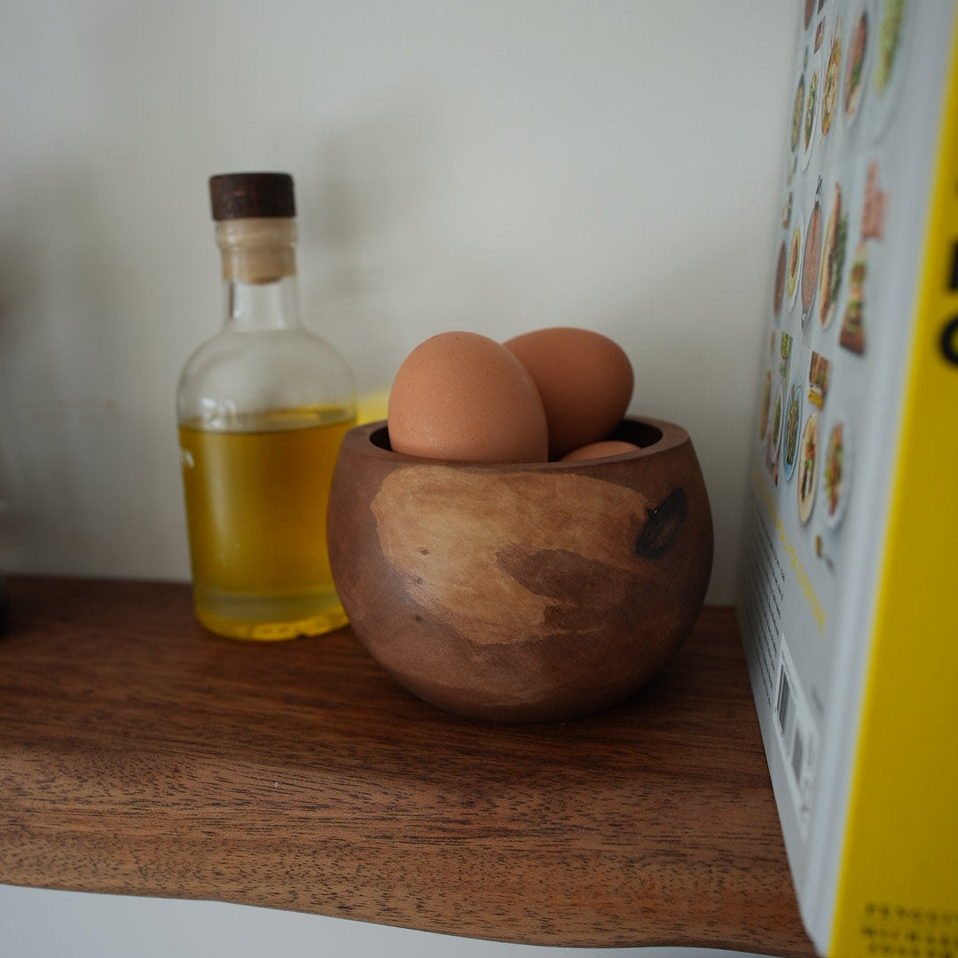 Rounded Alder Wood Bowl