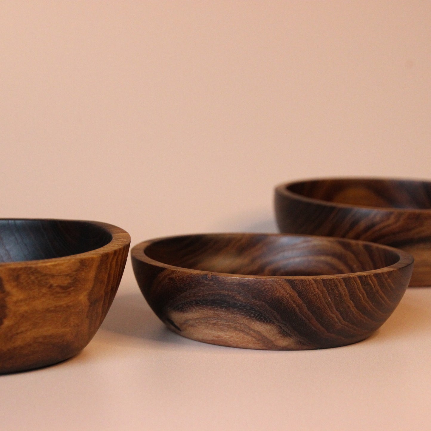Hand Turned Yew Decorative Bowls