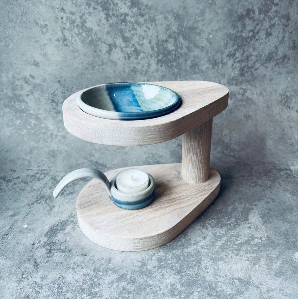 The Teardrop Oak Wax Melt Burner