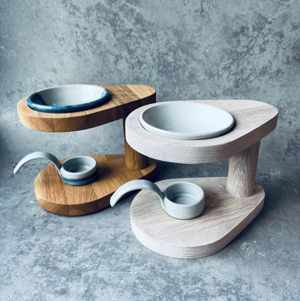 The Teardrop Oak Wax Melt Burner