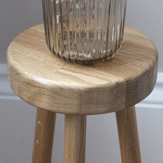 The Tryweryn Natural Oak Milk Stool